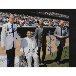 Don Drysdale, Sandy Koufax and Duke Snider a 10 sided photo