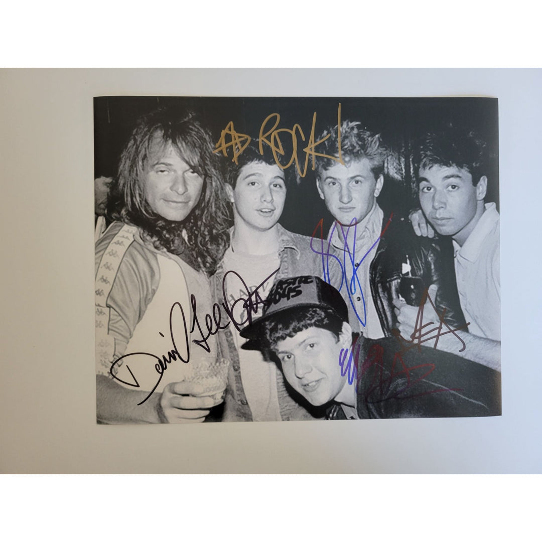 David Lee Roth Sean Penn Beastie Boys 8 x 10 photo signed with proof