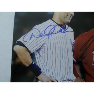 Derek Jeter and Mike Trout 8 by 10 signed photo with proof