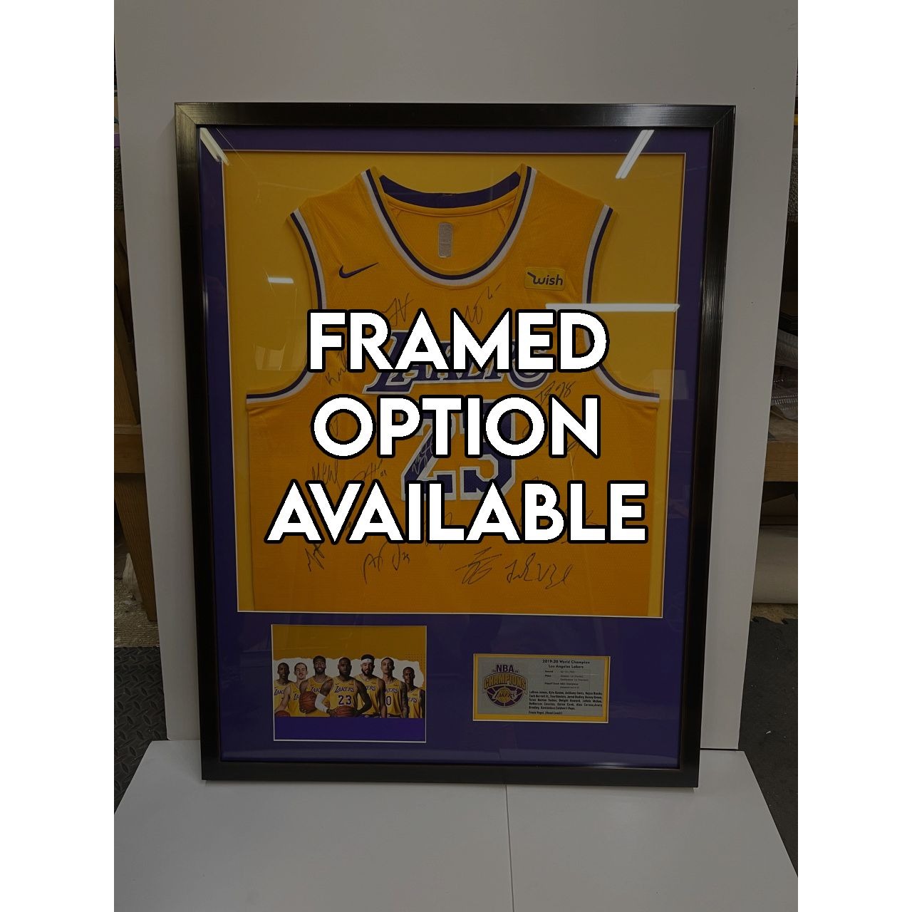 Stephen Curry // Signed Golden State Warriors Jersey // Museum Frame