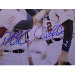 Load image into Gallery viewer, Derek Jeter and Dustin Pedroia 8 by 10 signed photo
