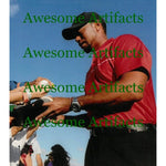 Load image into Gallery viewer, Jack Nicklaus Tiger Woods Arnold Palmer signed 8 by 10 with proof
