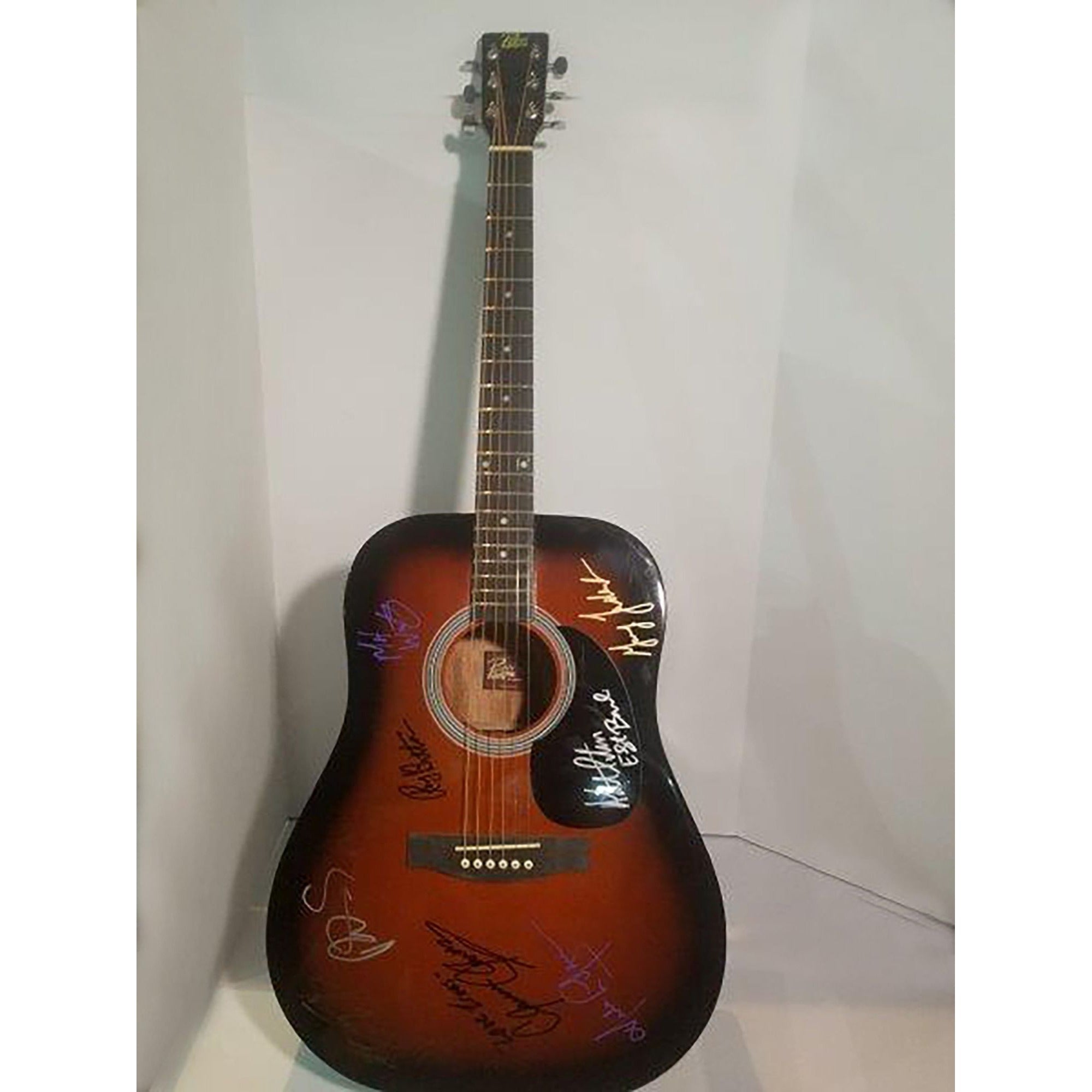 Bruce Springsteen, Clarence Clemons and the E street Band signed guitar with proof