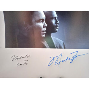 Muhammad Ali and Michael Jordan 16 x 20 photo signed with proof