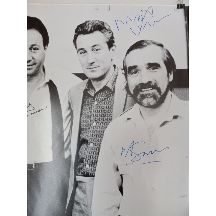 Robert DeNiro, Joe Pesci, Martin Scorsese, Ray Liotta Goodfellas 30x24 poster signed with proof - Awesome Artifacts 