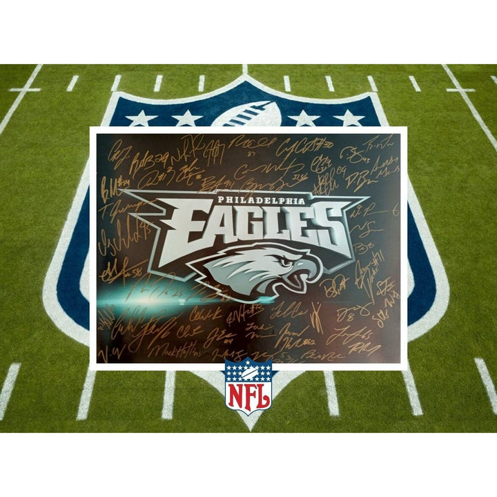 2017 Philadelphia Eagles Super Bowl champions team signed 16 x 20 photo