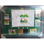 Load image into Gallery viewer, Tiger Woods 2008 US Open signed flag with proof
