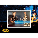 Load image into Gallery viewer, Samuel L Jackson and Ewan McGregor Star Wars 5x7 photo signed with proof
