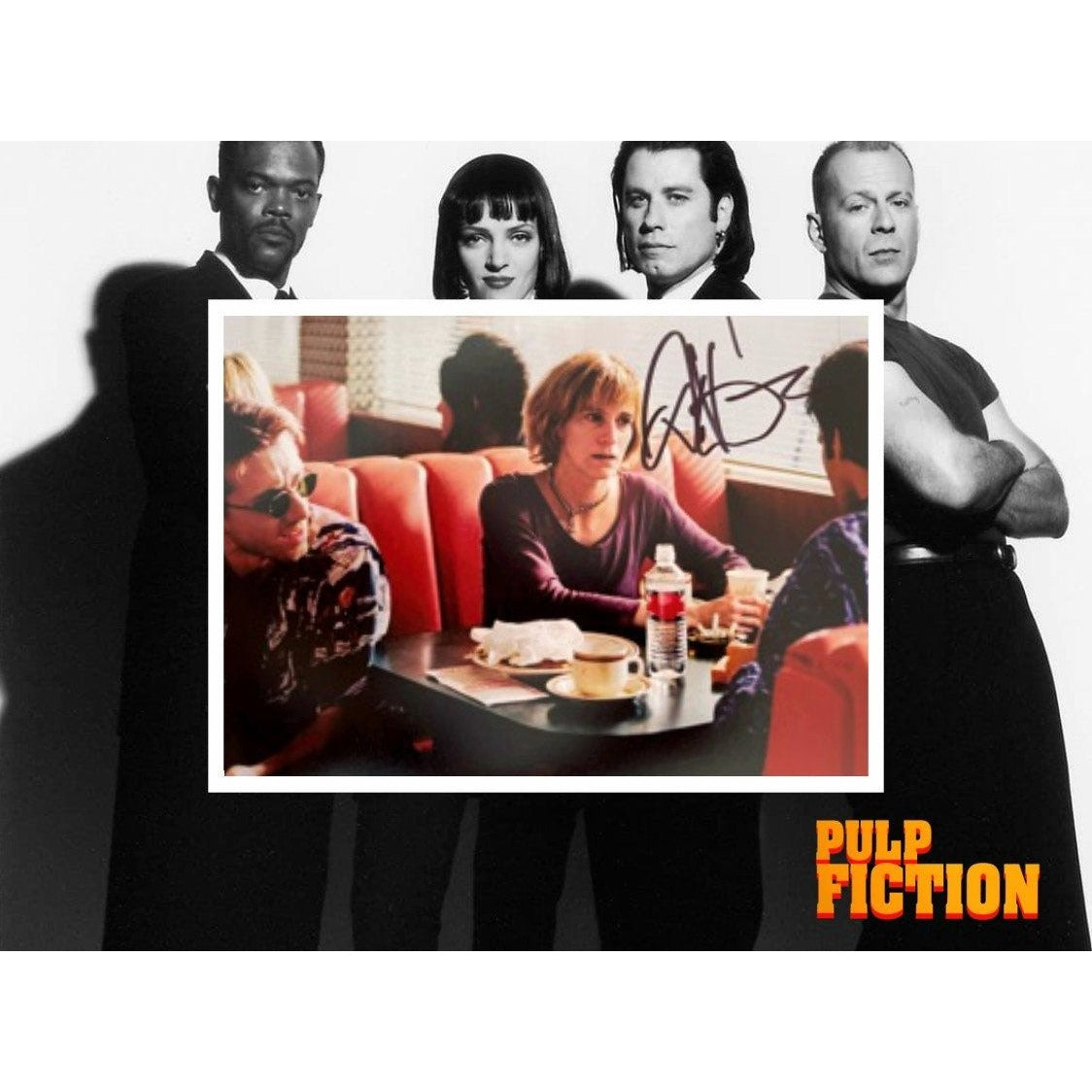 Rosanna Arquette Jody Pulp Fiction 5 x 7 photo signed
