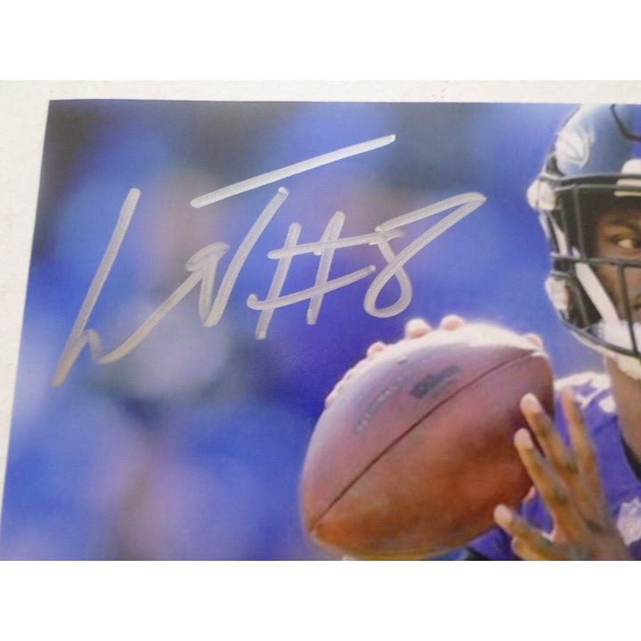 Lamar Jackson Baltimore Ravens 8 x 10 signed photo - Awesome Artifacts 