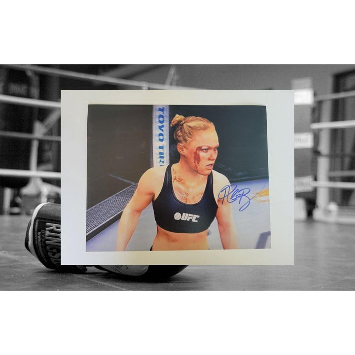 Ronda Rousey 8 x 10 photo signed