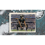 Load image into Gallery viewer, DeVonta Smith Philadelphia Eagles 5x7 photo signed with proof with free acrylic frame
