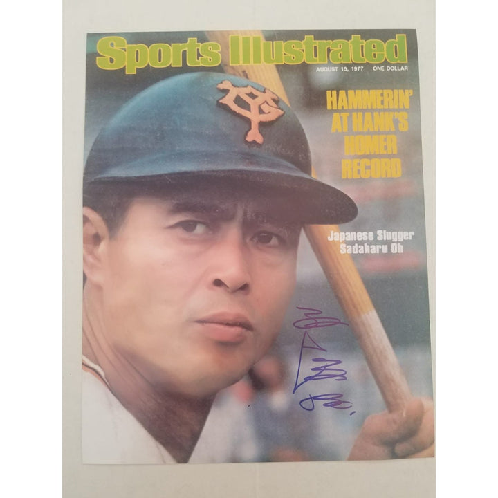 Sadaharu Oh Japanese home run King 8 x 10 signed photo - Awesome Artifacts 