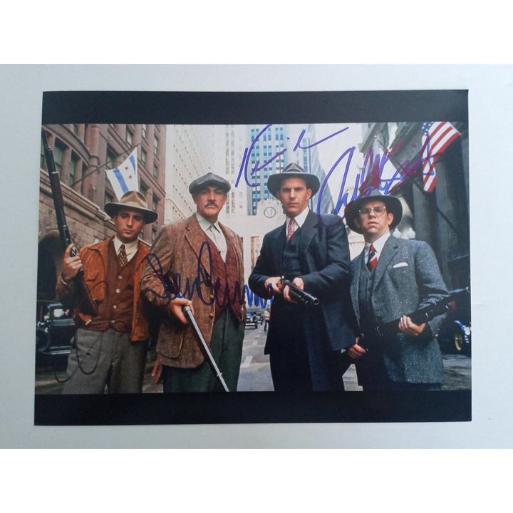 The Untouchables Kevin Costner, Sean Connery, Andy Garcia 8 x 10  signed photo with proof - Awesome Artifacts 