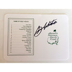 Load image into Gallery viewer, Seve Ballesteros Masters Golf scorecard signed with proof

