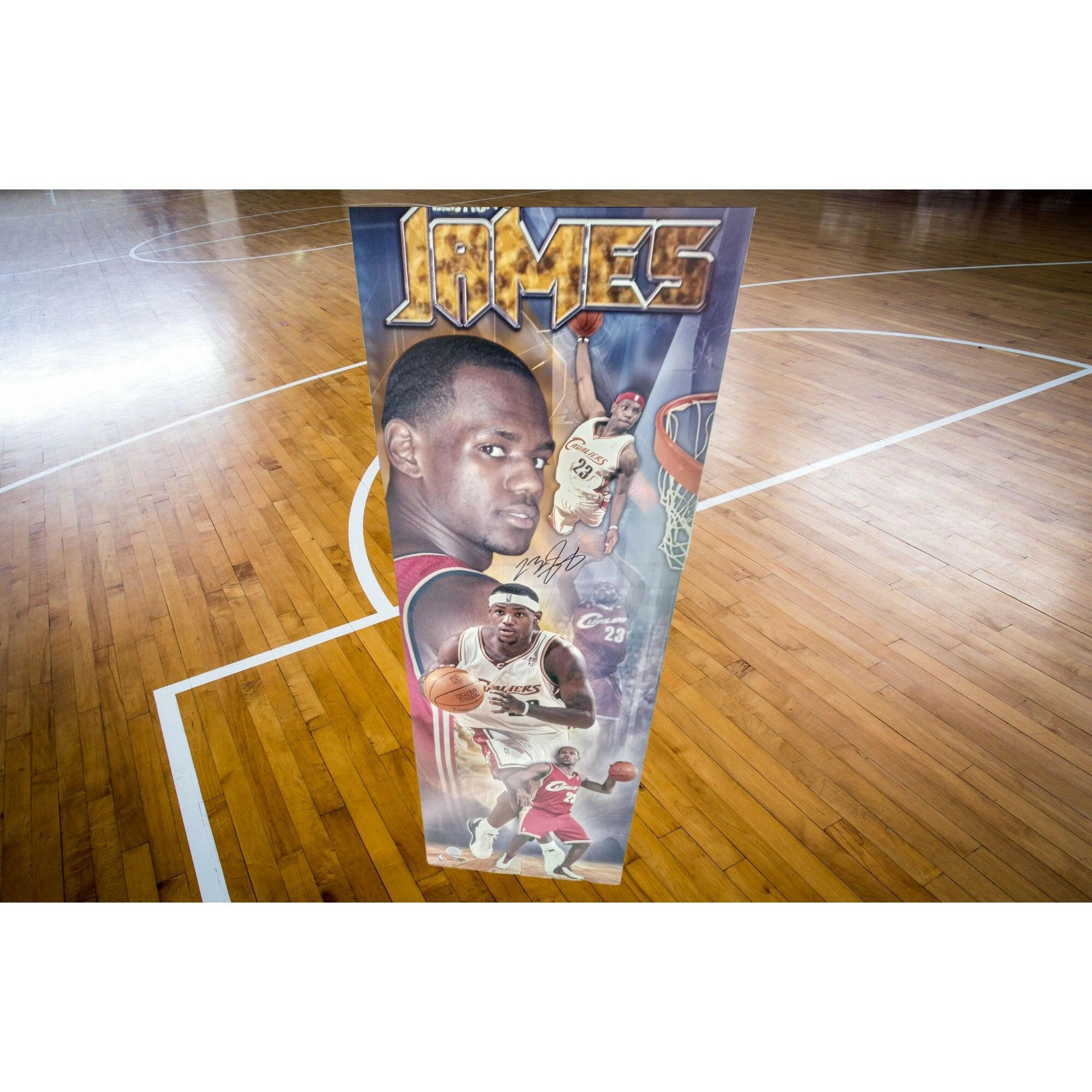 LeBron James signed photo
