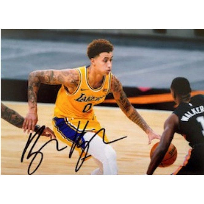 Kyle Kuzma Los Angeles Lakers 5x7 photo signed with proof - Awesome Artifacts 