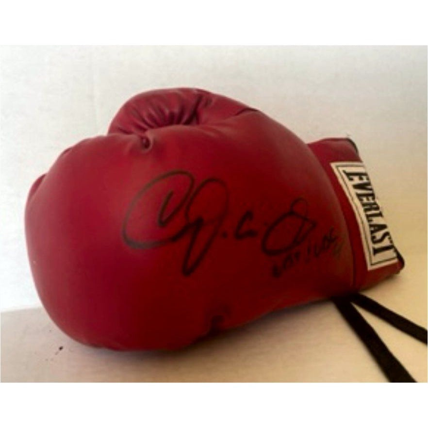 Diego Corrales Everlast leather boxing gloves signed
