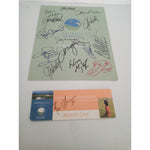 Load image into Gallery viewer, Michael Jordan Emmitt Smith Dean Smith Jerry Rice signed pairing sheet with proof
