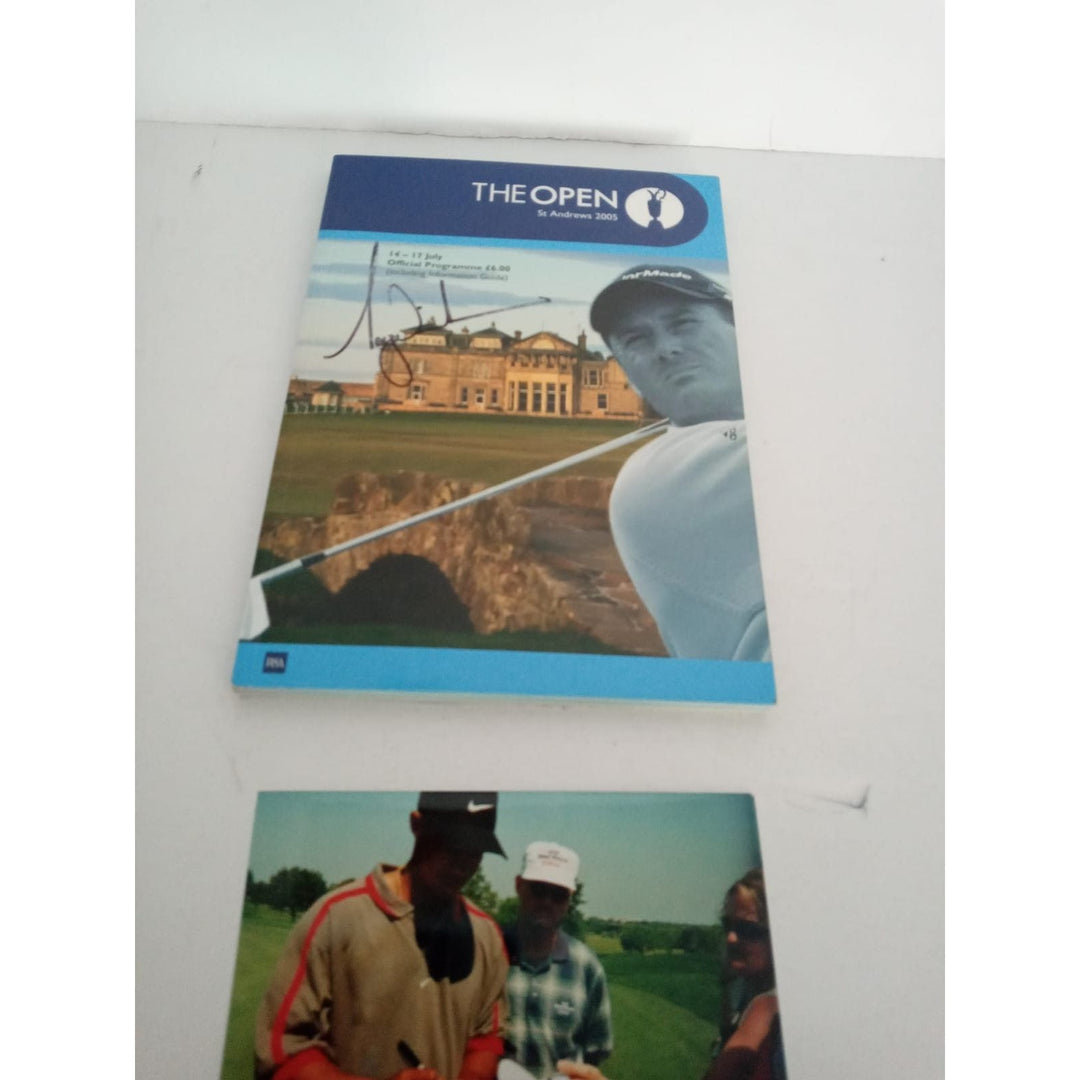 Tiger Woods open signed program with proof - Awesome Artifacts 