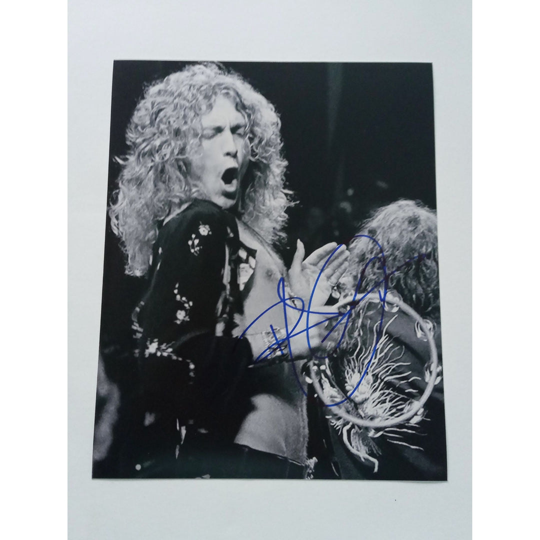 Robert Plant, Led Zeppelin 8 x 10 signed photo with proof - Awesome Artifacts 