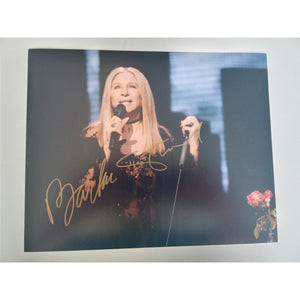 Barbra Streisand 8 by 10 signed photo with proof