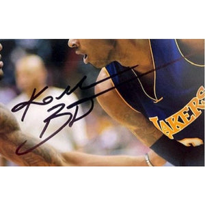 Kobe Bryant Los Angeles Lakers 5 x 7 photo signed with proof