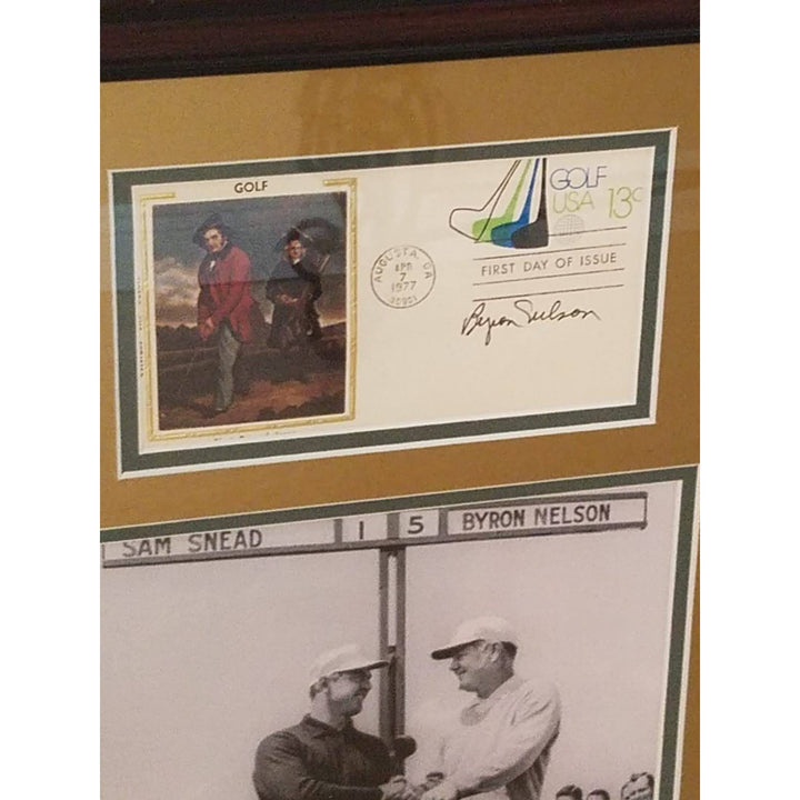 Sam Snead and Byron Nelson Signed and Framed - Awesome Artifacts 