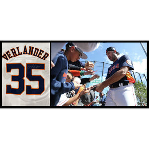 Houston Astros Justin Verlander game model jersey signed with proof