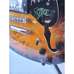 1990s Grunge Nirvana, Stone Temple Pilots, Pearl Jam, Soundgarden, Alice in Chains, One-of-a-Kind electric guitar signed with proof