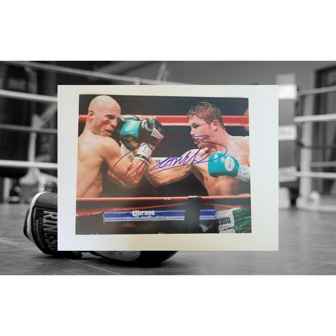 Saul Canelo Alvarez 8 x 10 photo signed with proof - Awesome Artifacts 