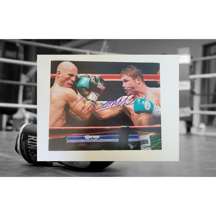 Saul Canelo Alvarez 8 x 10 photo signed with proof