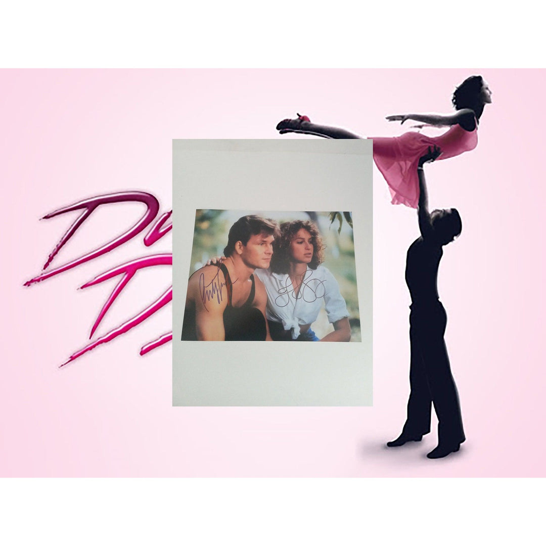 Dirty Dancing Patrick Swayze and Jennifer Grey 8 x 10 signed photo with proof