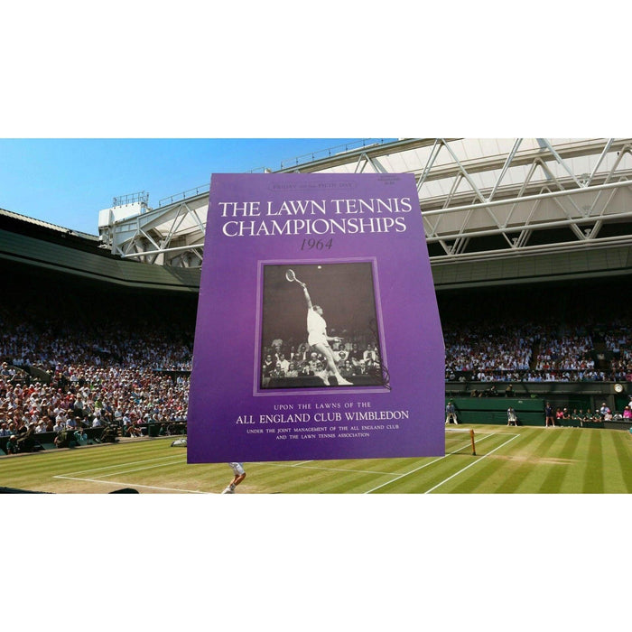 Ralph Emerson 1964 Wimbledon program signed
