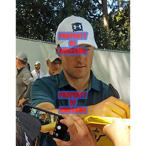 Jordan Spieth Masters champion signed golf ball with proof