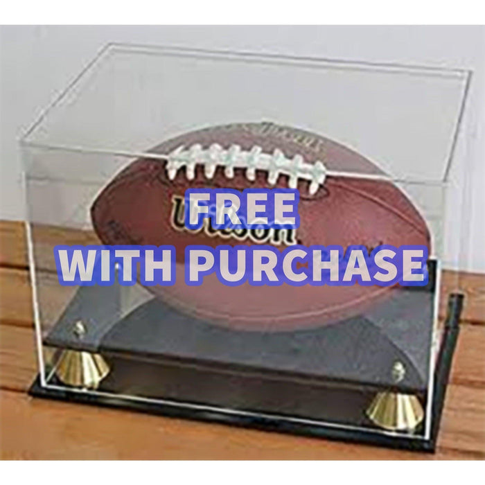Certificate of Authenticity for Russell Wilson Seattle Seahawks NFL Super Bowl commemorative game football signed with proof