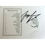 Load image into Gallery viewer, Sergio Garcia Masters scorecard signed with proof
