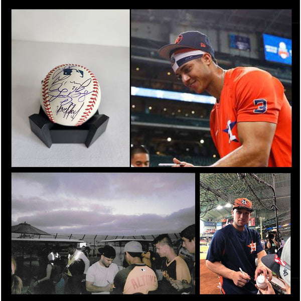 Thank you, La Piña 🍍 Yordan Alvarez, Jose Altuve, and Alex Bregman were  among the group of Astros who delivered a long-awaited piece of…