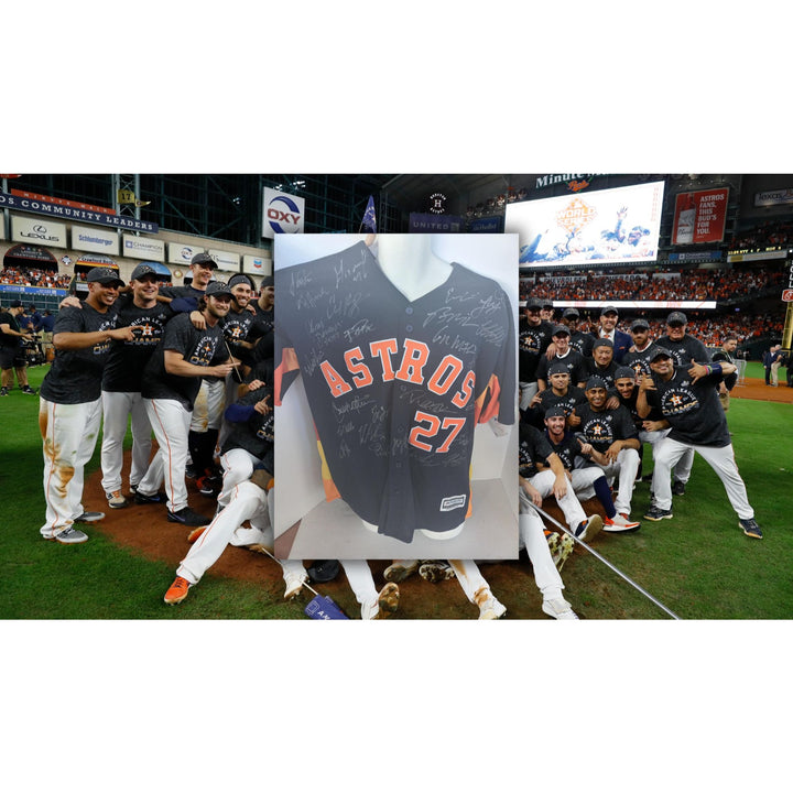 Jose Altuve George Springer Justin Verlander Dallas keuchel Houston Astros 2017 World Series champions team signed jersey