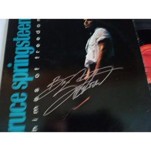 Bruce Springsteen Cover Me LP signed with proof