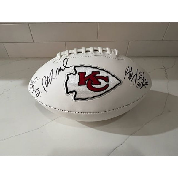 Patrick Mahomes Kansas City Chiefs Autographed White Panel Football