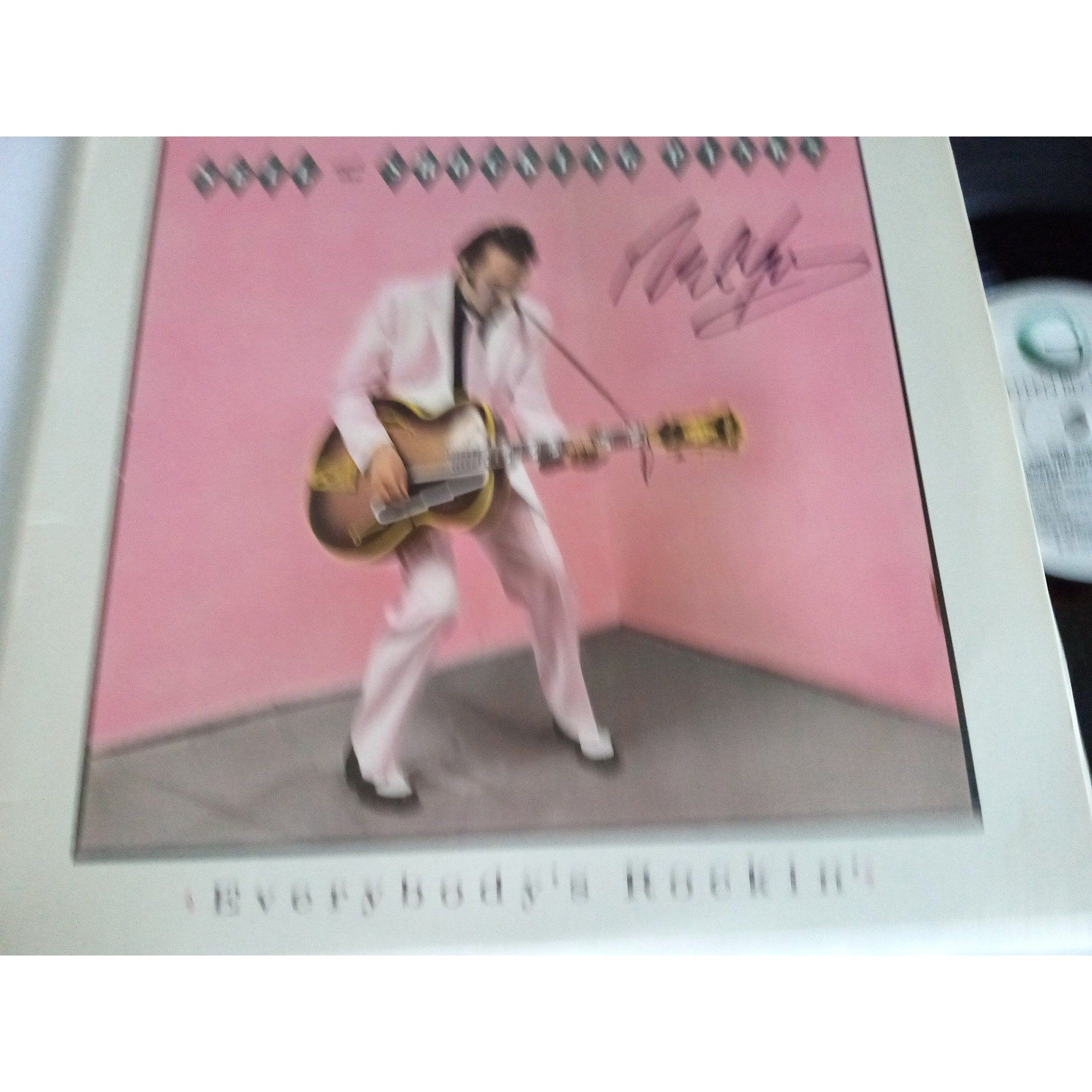 Neil Young Everybody's Rockin LP signed with proof