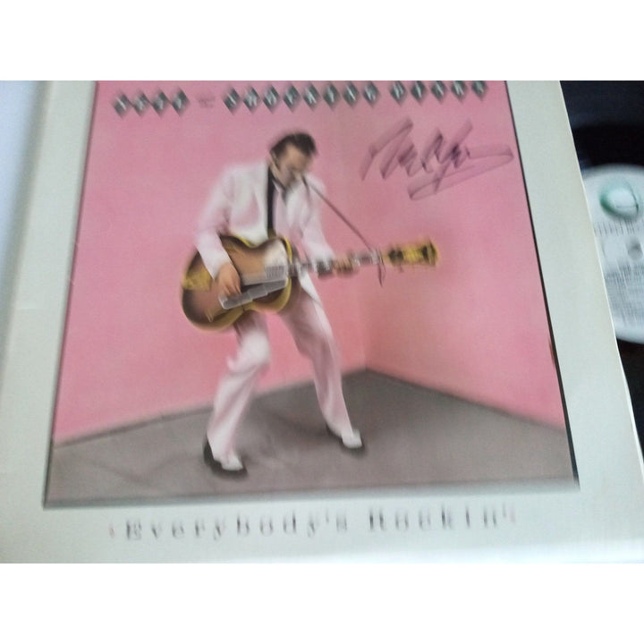 Neil Young Everybody's Rockin LP signed with proof - Awesome Artifacts 