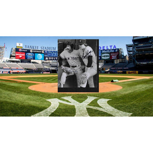 Rich Goose Gossage and Ron Guidry 8 by 10 signed photo