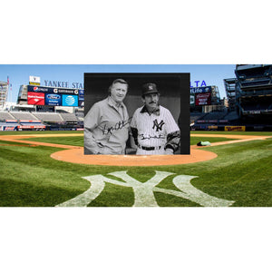 Billy Martin and George Steinbrenner 8 by 10 sign photo