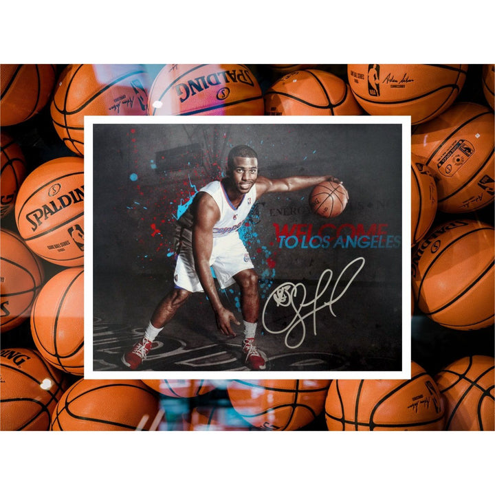 Chris Paul Los Angeles Clippers 8 x 10 photo signed with proof