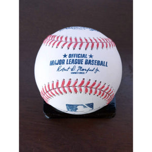Zach Wheeler and Aaron Nola Philadelphia Phillies Rawlings MLB baseball signed with proof and free case
