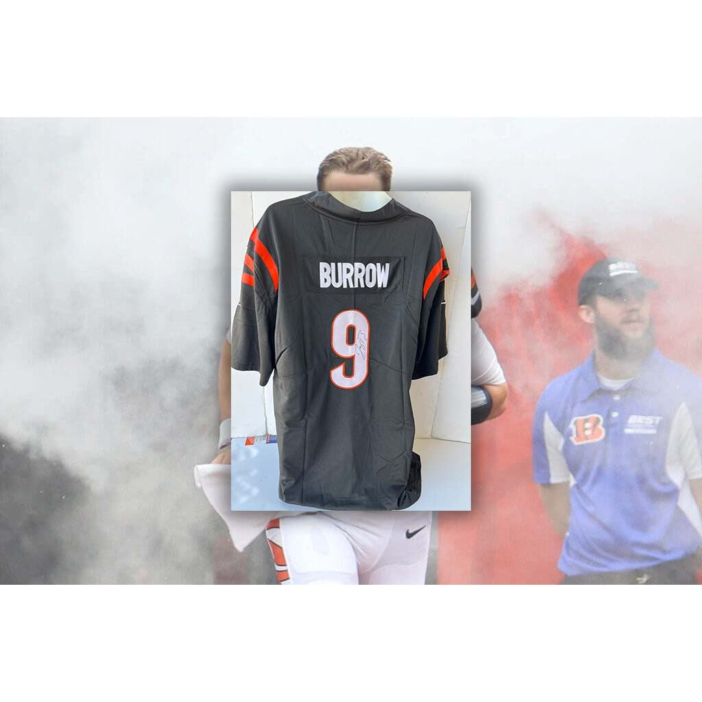 Joe Burrow Cincinnati Bengals game model jersey signed with proof