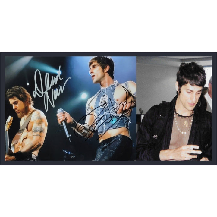 Jane's Addiction Dave Navarro Perry Farrell 8 by 10 photo signed