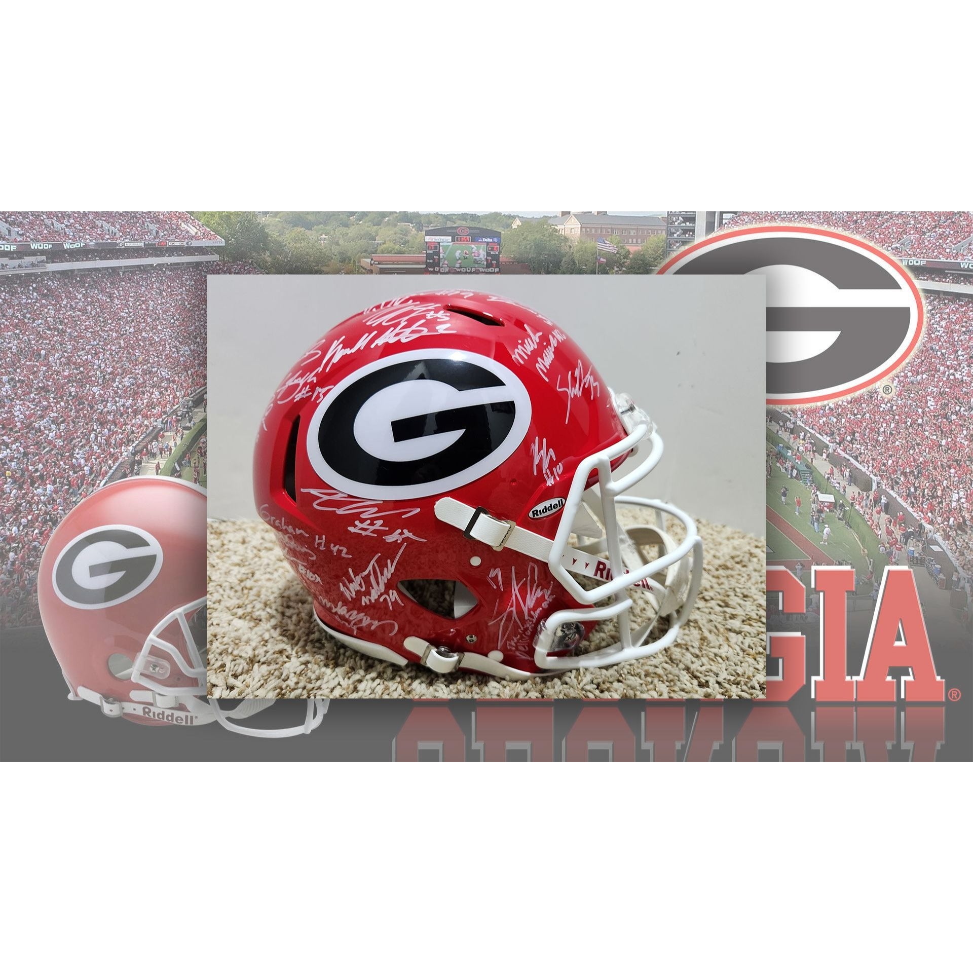 Brock Bowers Autographed Signed Georgia Bulldogs Custom Back To